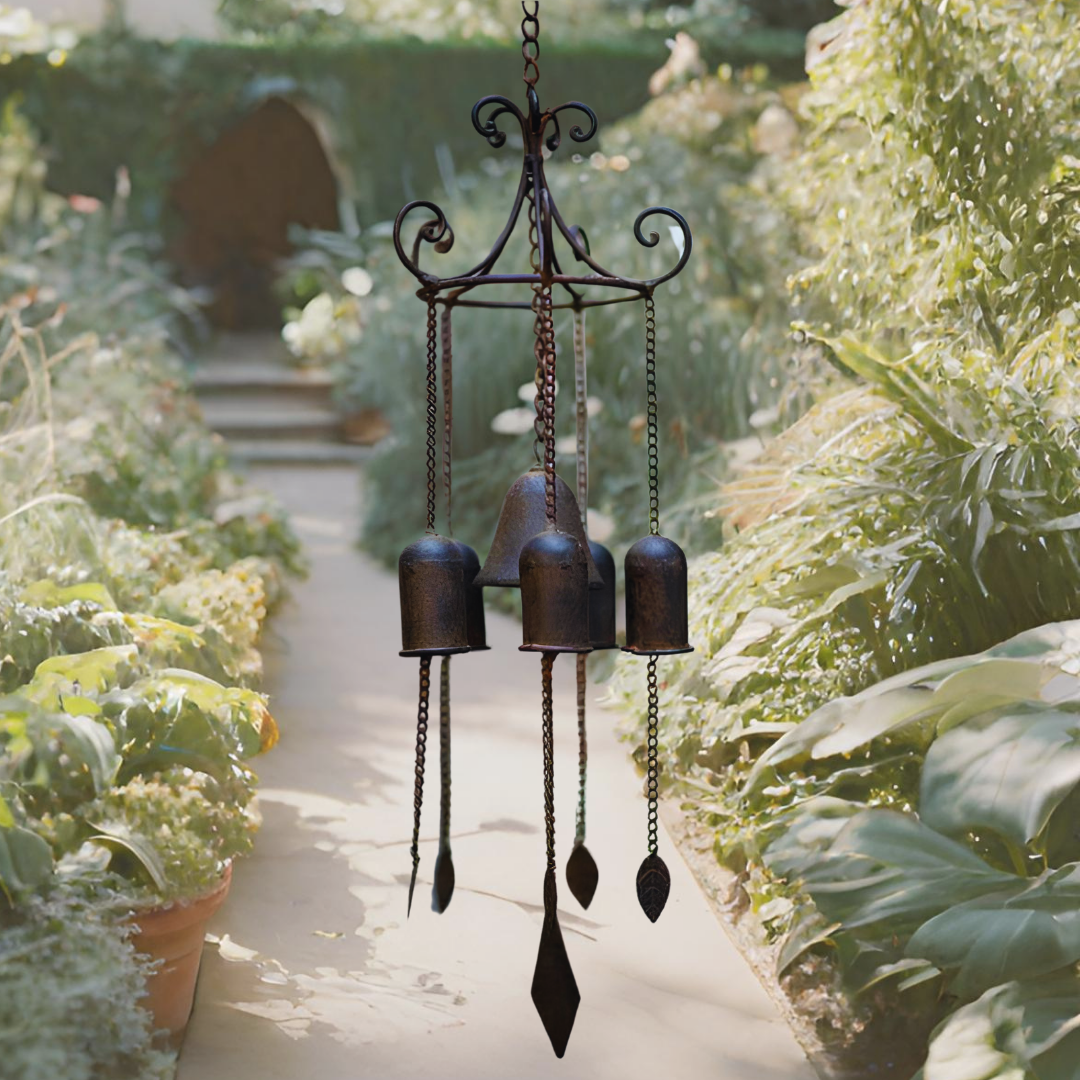 Rustic Harmony Chimes | Rustic Hanging Chimes | Decorvana