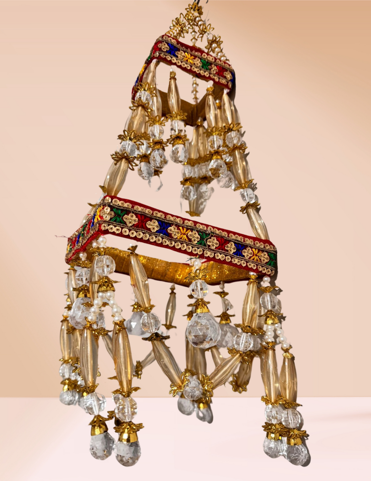 Ethereal Clear Jhumar | Ethereal Hanging Jhumar | Decorvana