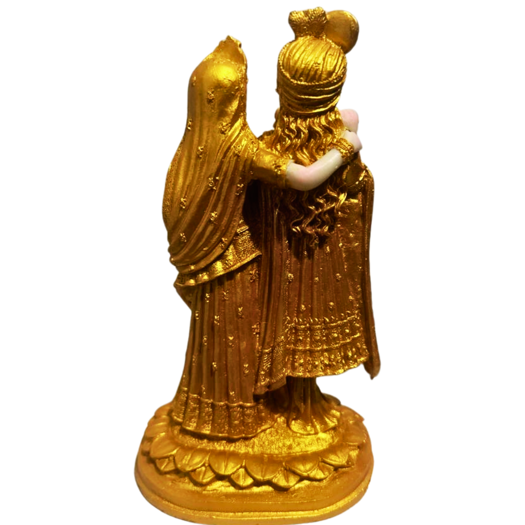 Golden Radha Krishna | Unique Golden Radha Krishna | Decorvana
