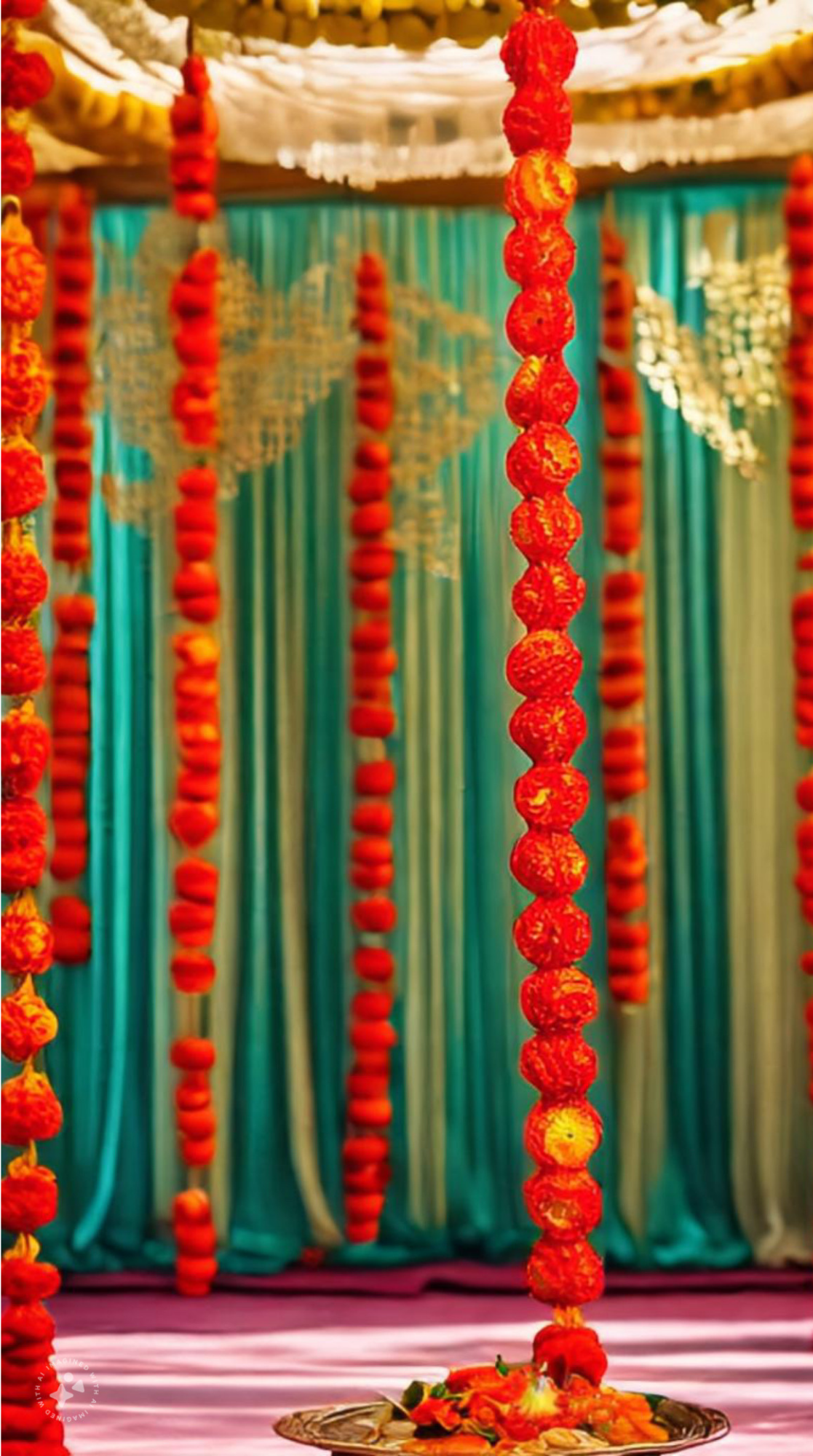 6 ft Marigold Flower Garland