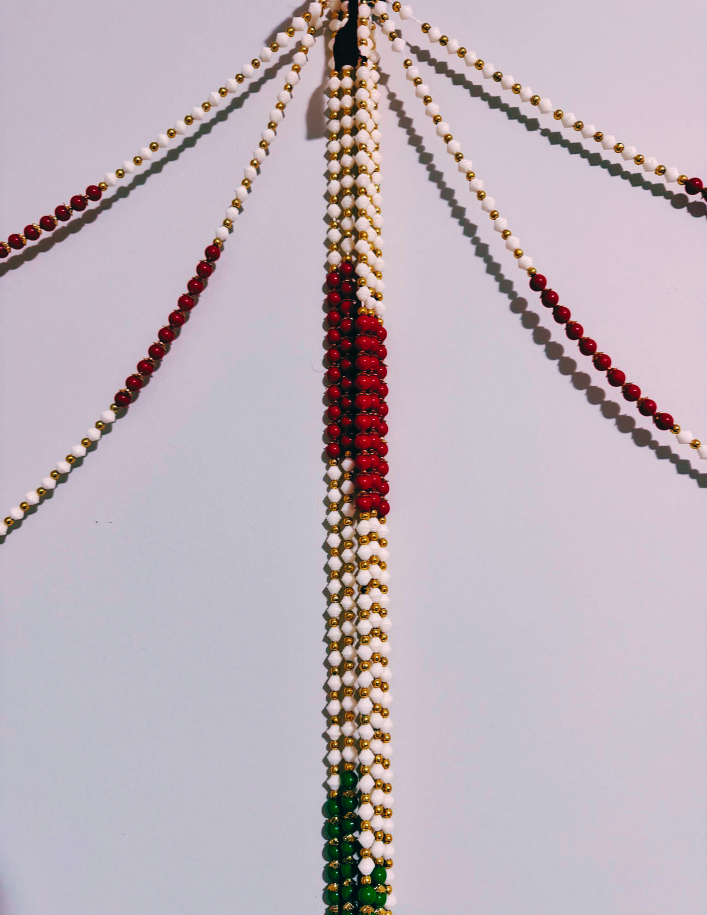 White and Red Toran | Women's Red Toran | Decorvana