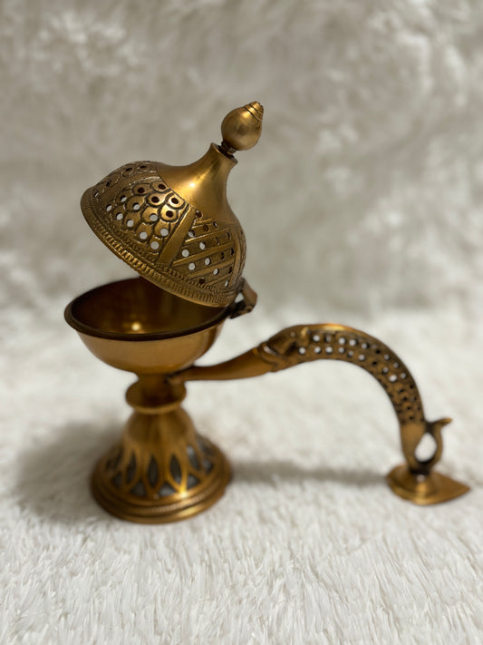 Antique Brass Incense Holder