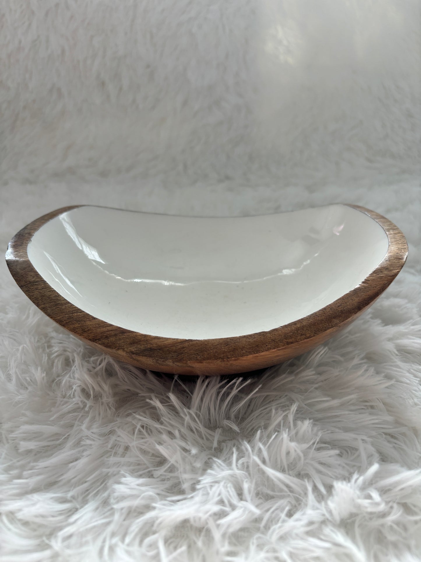 Handcrafted Wooden Bowl and Spoon Set From Gujrat